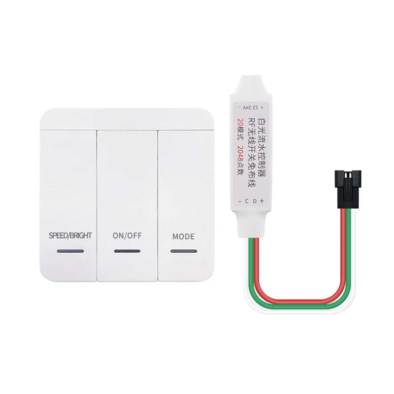 

WS2811 2835SMD 24V DC Светодиодная лента для беговой воды, гибкий беспроводной контроллер