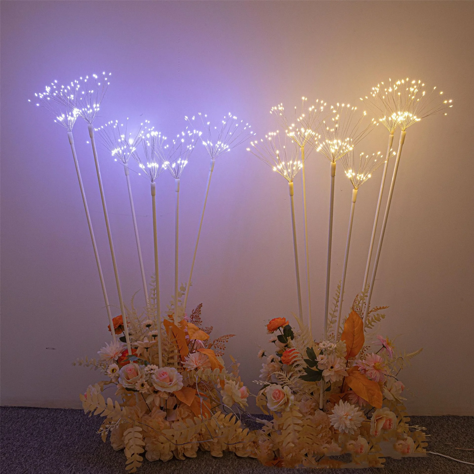 

Wedding Lamps Creative Luminescent firework 6 String led for birthday Party events Christmas Romantic Decorations light