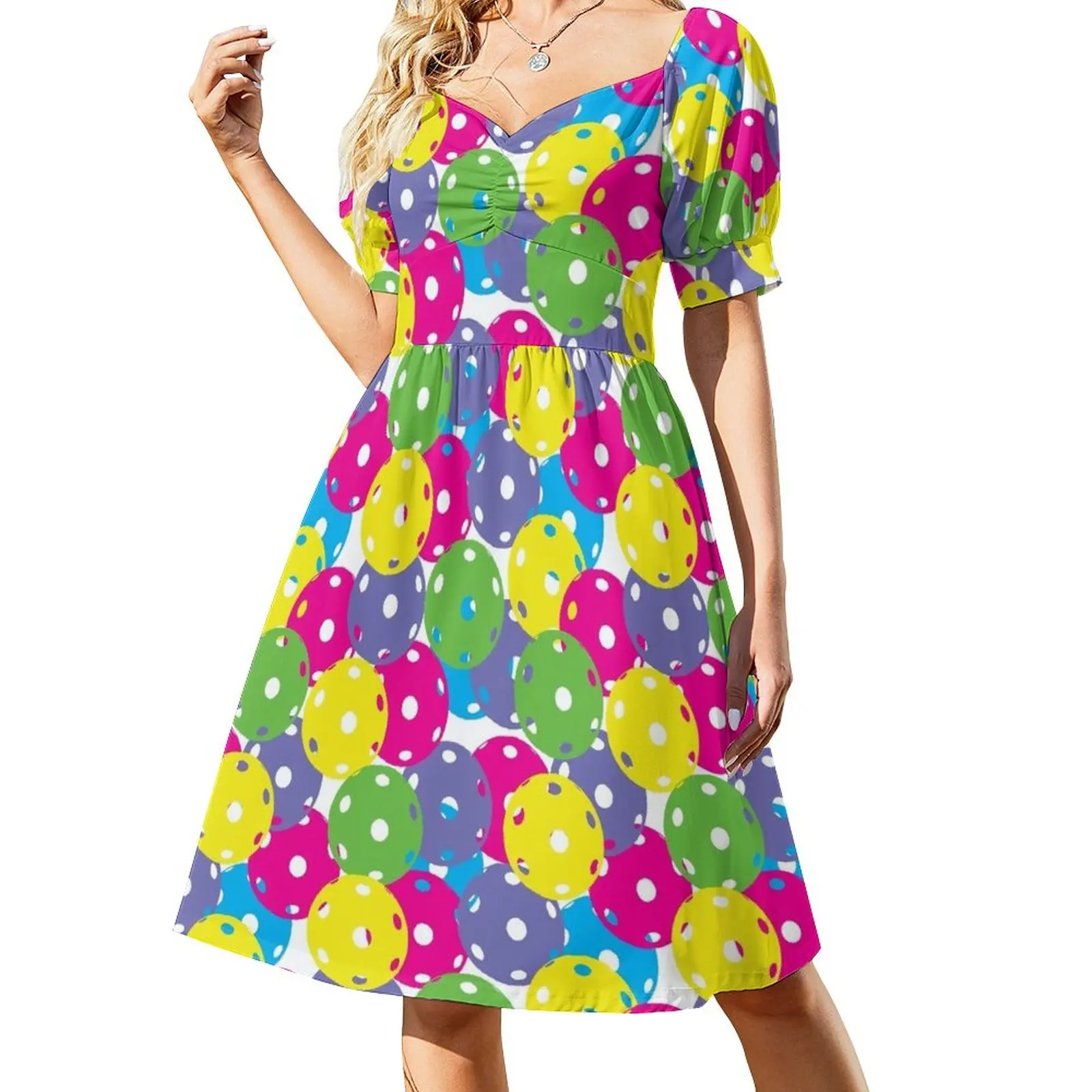

Pickleball Balls Mix - colorful pattern Dress elegant dresses plus sizes birthday dresses for women