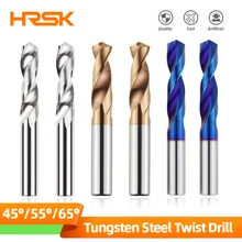  Tungsten Carbide Twist Drill Whole Bit Metal Processing High Hardness Cnc Lathe Drilling Tools 1.0-20.0mm 