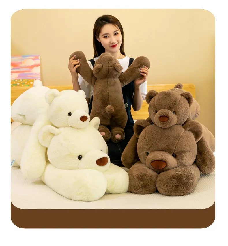 Kawaii Therapy Lazy Long Bear Plush (90cm) - Jumbo Edition