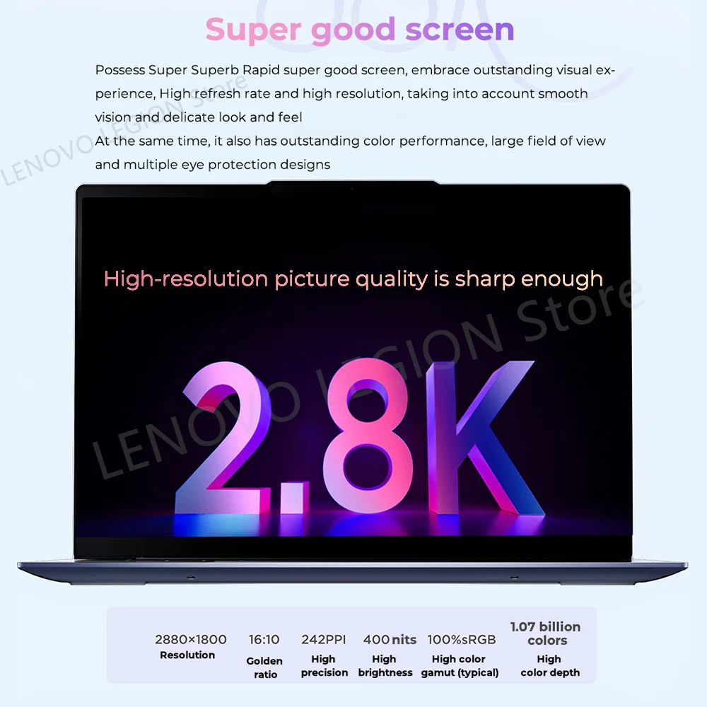 2023 레노버 노트북, 샤오신 에어 14, 16GB RAM, 1TB, 2TB SSD, 13 번째 인텔 i5-1340P, 14 인치 100% sRGB, 120Hz IPS 400 니트 스크린 노트북