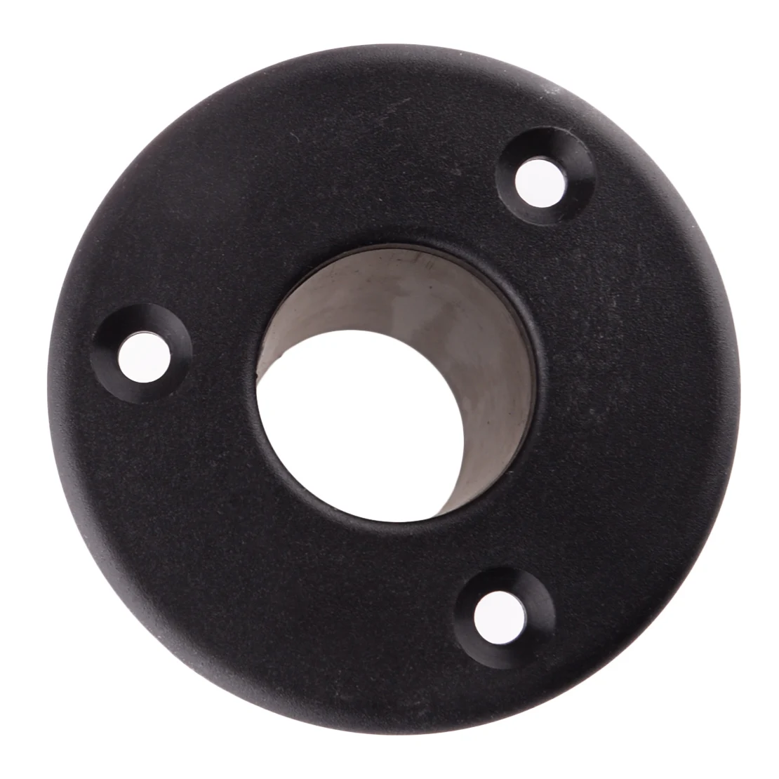 4Pcs Marine Black Extra Cup Mount Set for Removable Folding Pontoon Ladder Insert Plug Base 1\