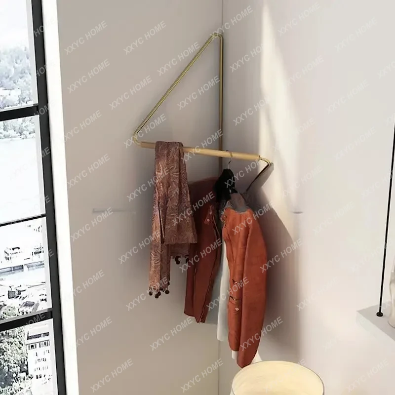 

Home Corner Hanger Minimalist Design Designer Clothes Rack Coat Rack Decorative Wall Bathroom Creative Entrance Furniture HY