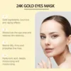 24k Gold Eye Patches Fade Fine Line Eye Bags Anti-Puffiness Dark Circle Remover Moisturize Nourish Retinol Collagen Lifting Mask 6