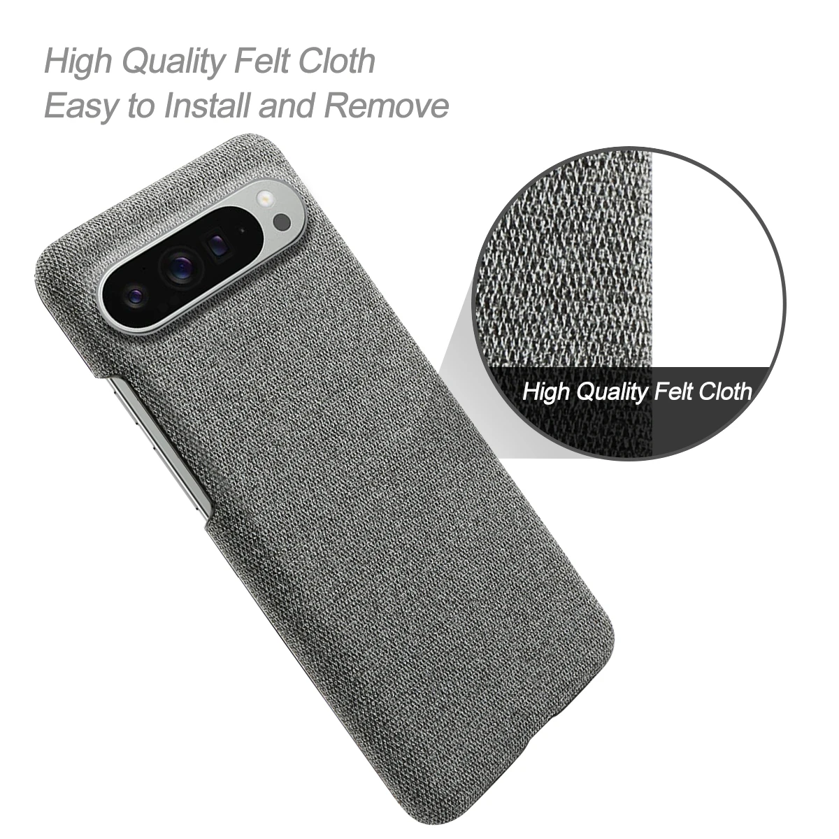 Sleek Fabric Cloth Thin Phone Bag Case Cover
