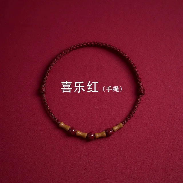 Bracelet classique en corde rouge porte-bonheur avec gourde, carpe koï, lotus et bois de pêche, bijou de mode pour femmes, hommes, couples, cadeau d'amitié, accessoire