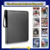 900 Pockets Card Binder Sleeves with Zipper, Double Sided Pockets Card Holder Carry Card Case for TCG CCG Card Storage(Black) 4