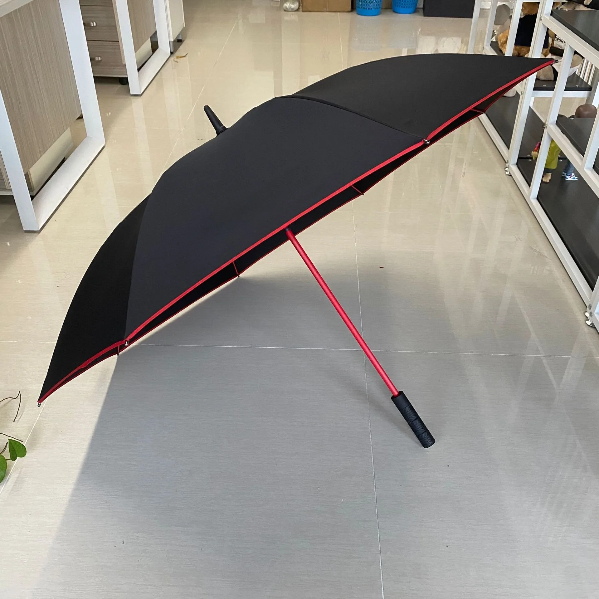 For Mercedes-benz Amg Car Umbrella Golf Umbrella Printed Fully Automatic Rain Shine Extra Long Handle Gift