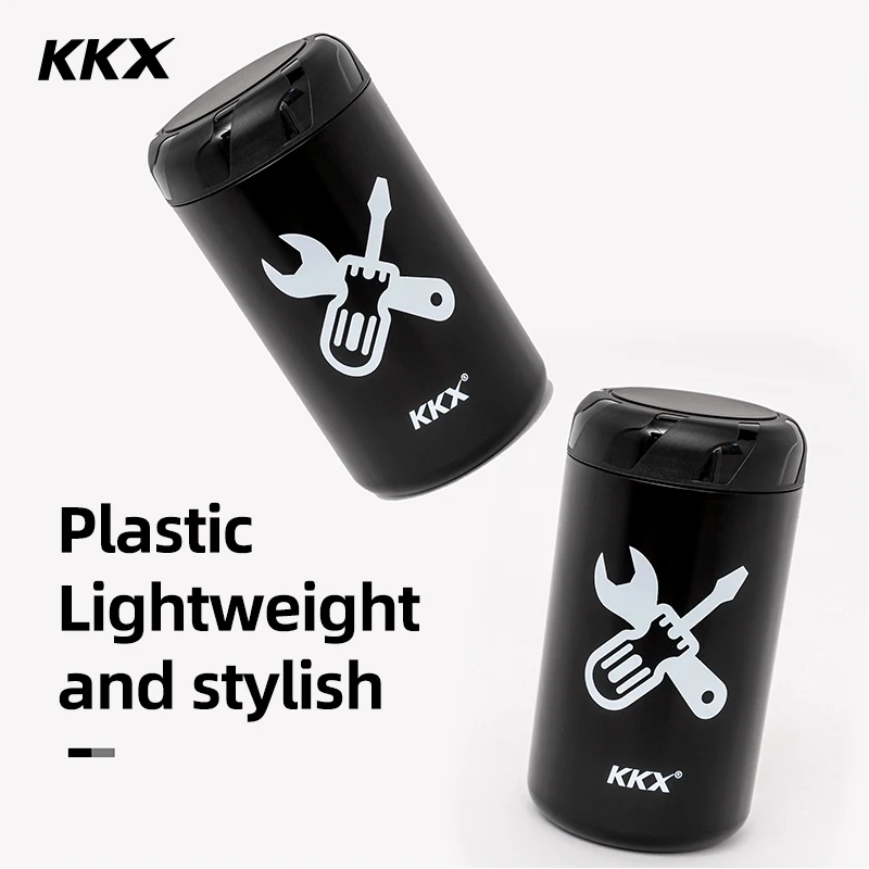 KKX Contenitore Portaoggetti per Portaborraccia da Bici, per Esterni, per Chiavi, Kit di Riparazione, Occhiali e Attrezzi per Bici