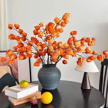 Artificial Lantern Flower Branch 1