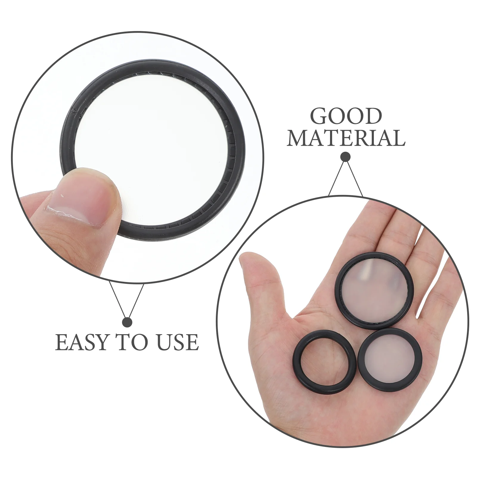 3 Pcs Stethoscope Accessories Doctor Costume Men Estetoscopio Adult First Alert Radon Test Kit Diaphragm