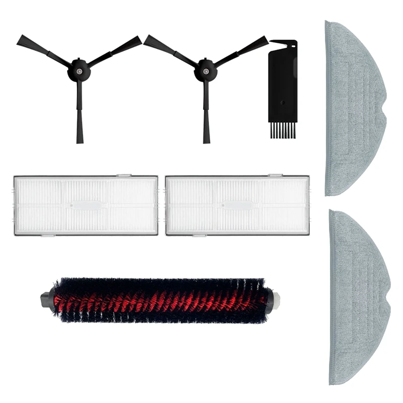 

Сменная высокоскоростная вращающаяся щетка для Roborock S8 Pro Ultra/G20, боковая щетка, Hepa фильтр, пылесборник, швабра