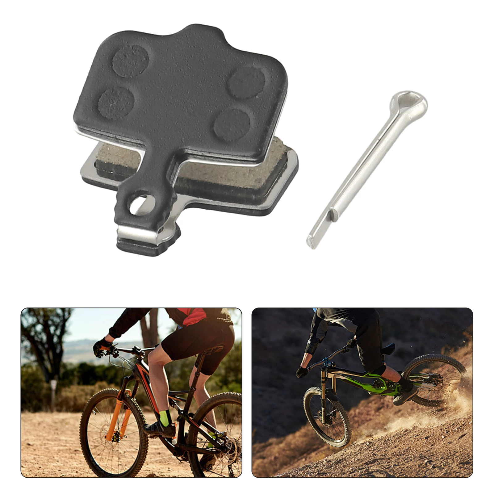 

Durable High Quality 100% Brand New Practical Cycling Brake Pads Bicycle Wear Resistance Heat Resistant Semi-metal