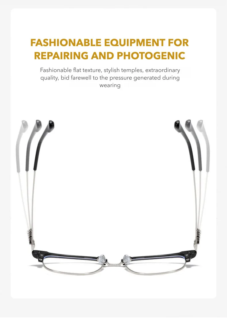 Blue Light Glasses - O-Q CLUB Square Eyeglass Frame with Anti-Reflective Lenses