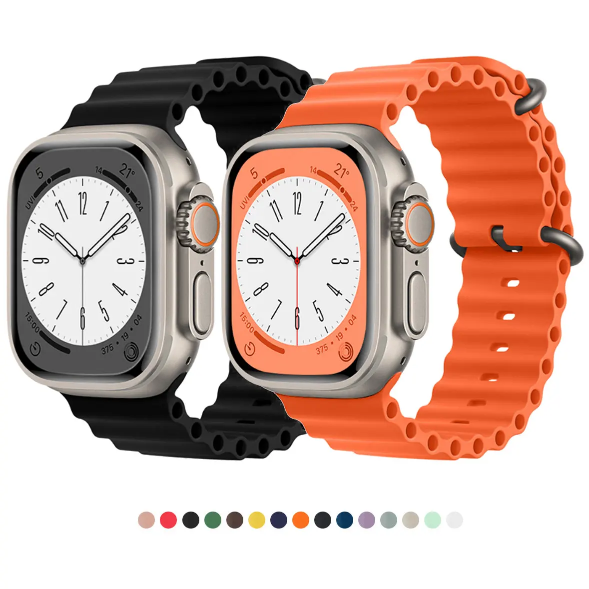 Silicone Watch Band Apple original for ultra series 10 SE 42mm 44mm 45mm 46mm 49mm Bracelet