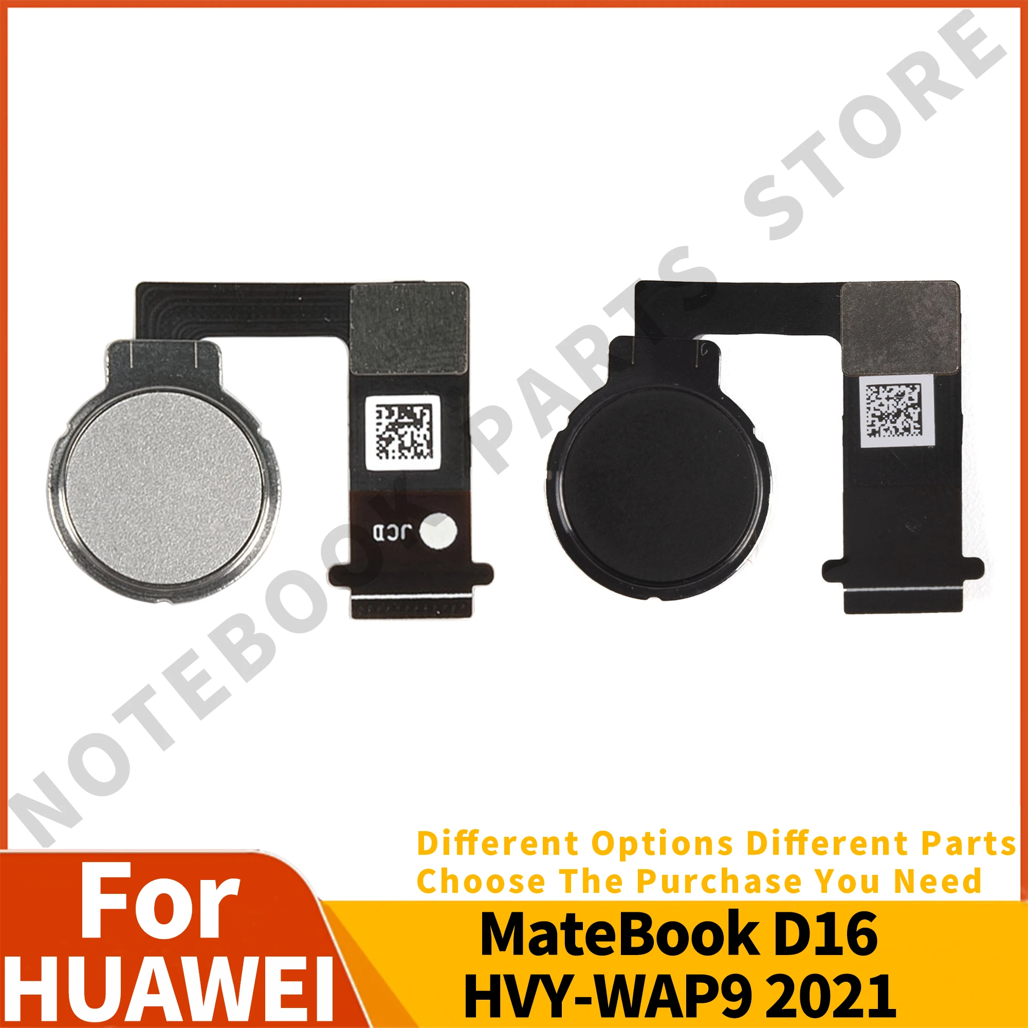 Nuovo Pulsante Home Originale Per Huawei Matebook D16 Hvy-Wap9 2021 Fingerprint Touch Id Sensor Flex Cable Ribbon Sostituisci