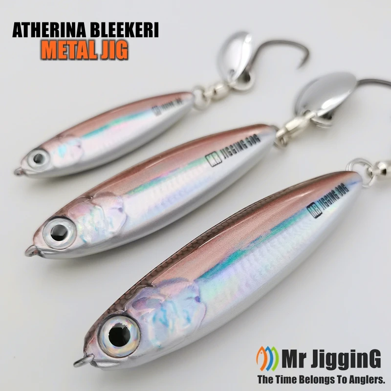 2025 New Super Short Arherina Bleekeri Metal Jigs 30g/40g/60g/80g Spanish Mackerel Katsuo Lure Sea Fishing Spoon Jigging Bait 1
