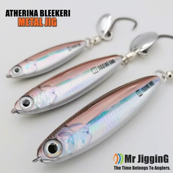 2025 New Super Short  Arherina Bleekeri Metal Jigs 30g/40g/60g/80g Spanish Mackerel Katsuo Lure Sea Fishing Spoon  Jigging Bait 1