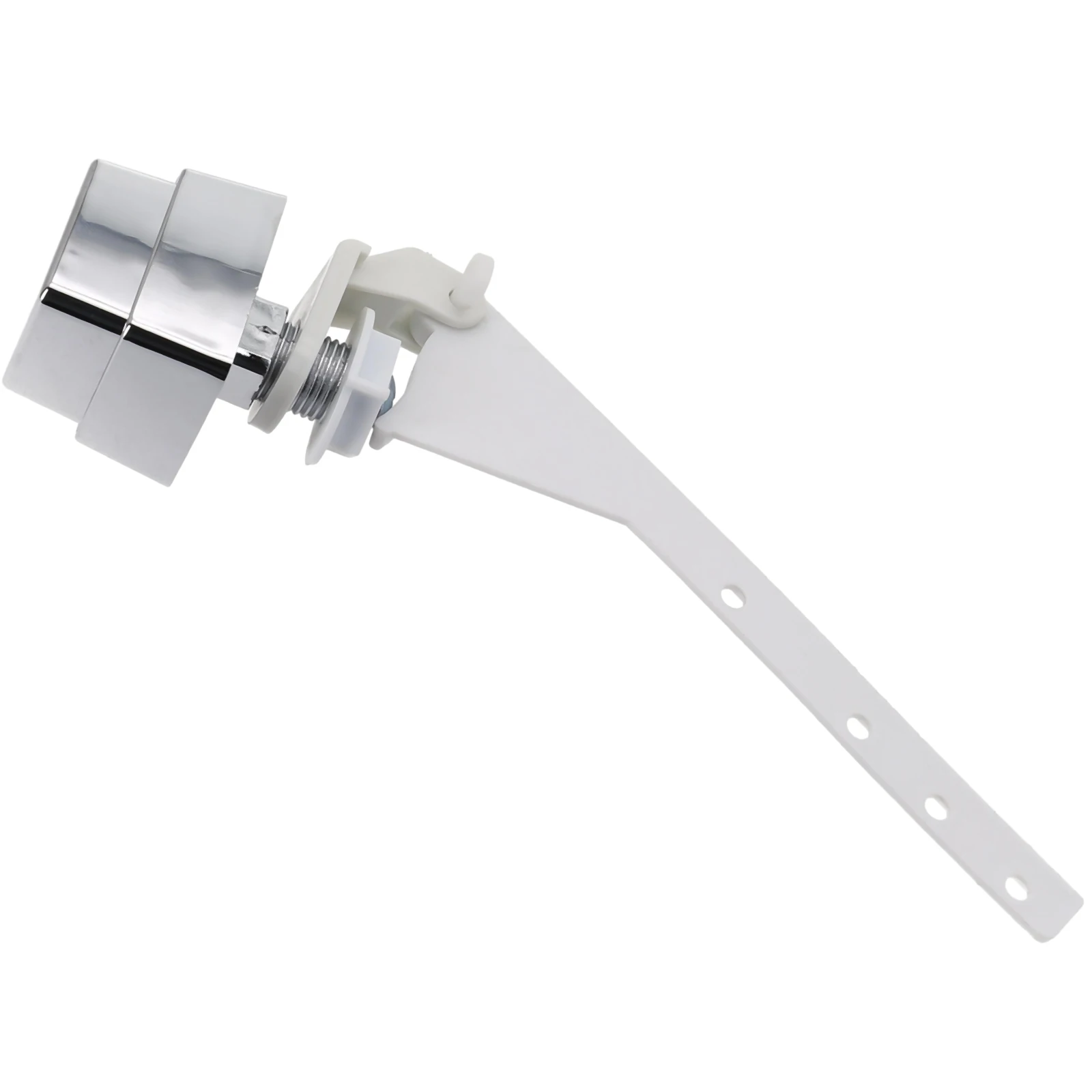 Toilet Handle Toilet Flush Push Button Tank Push Water Tank Fittings ABS Nut Be Current Chrome Side Handle