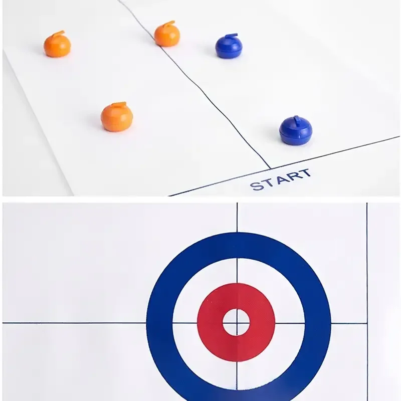 Interactive Table Curling Game for Engaging Party Entertainment