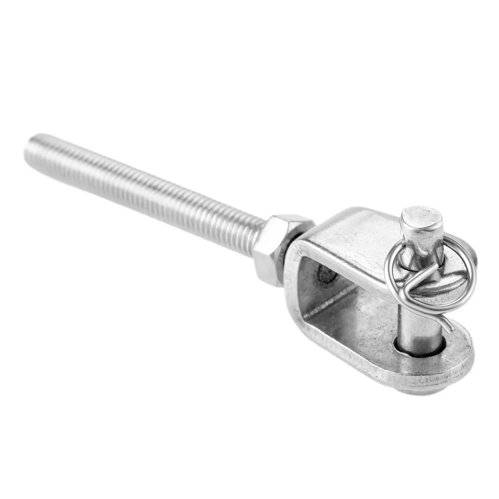 Screw Bolt Nut Set 1Pc M5 M6 M8 M10 M12 304 Stainless Steel Jaw Open Bolt & Nut Replacement Turnbuckle Rigging Screw Parts