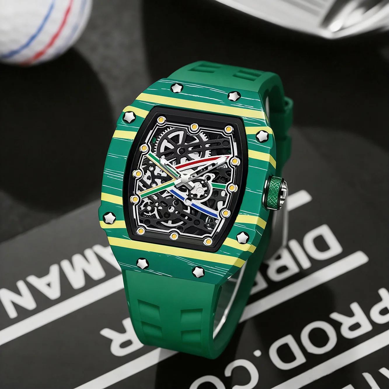New Sports Fashion Quartz Watch for Men and Women, Ultra-Thin Barrel Series, Trendy and Fashionable, with Luminous Display, Silicone Strap, Electronic Quartz Movement, Suitable for Men, Ideal Gift for