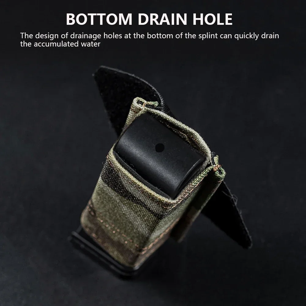 Pistol Magazine Bag FAST 9mm Single Magazine Bag Double Hunting Stand with Nylon Support Clip magazine pouch ammunition bag dump pouch double dump pouch