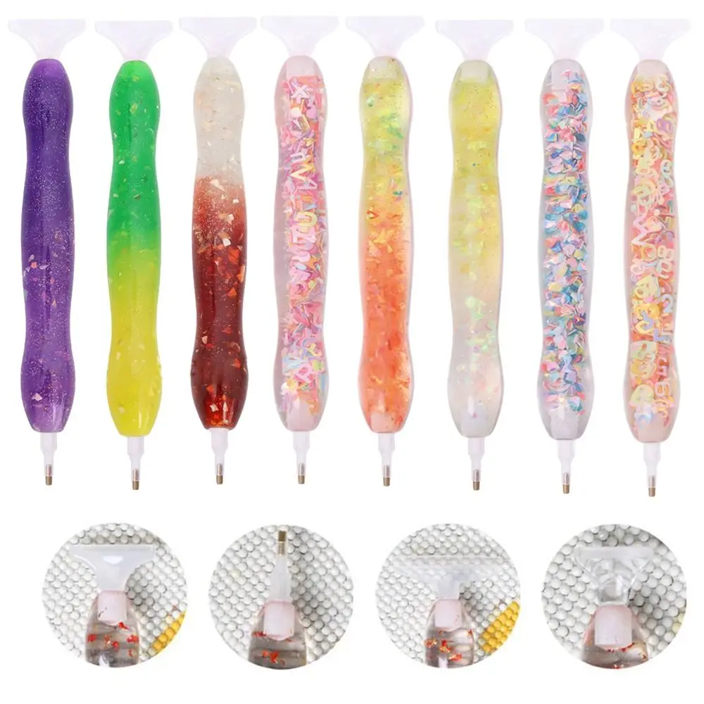 Diamond Painting Pen Resin Point Drill Pen 1set for Cross Stitch Diamond Embroidery Nail Art