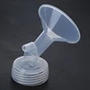Portable Flange Valves Tube Bottle Backflow Protector 18/19/20mm Breast Part Breast Funnel Connector Durable 5