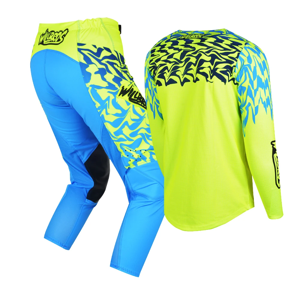 Willbros Youth Jersey and Pants Set Offroad Motocross MTB MX Dirt Bike Mountain DH Enduro Riding Racing Boy's Girl's Gear Combo