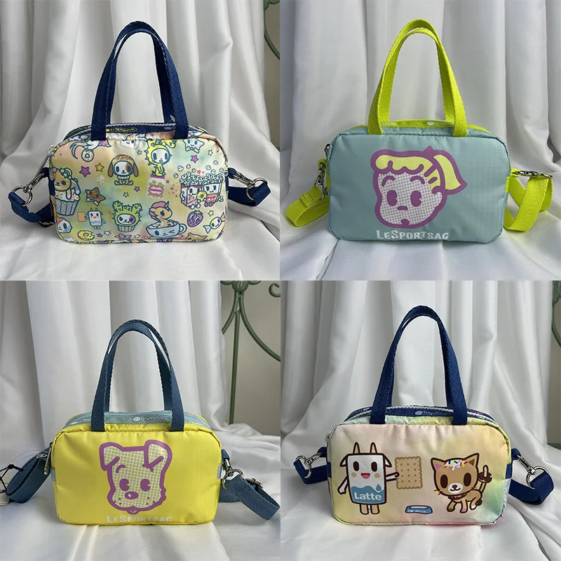 

Lesportsac Floral Cloth New Product Parachute Waterproof Casual Cartoon Print Small Handbag Christmas Children's Birthday Gift