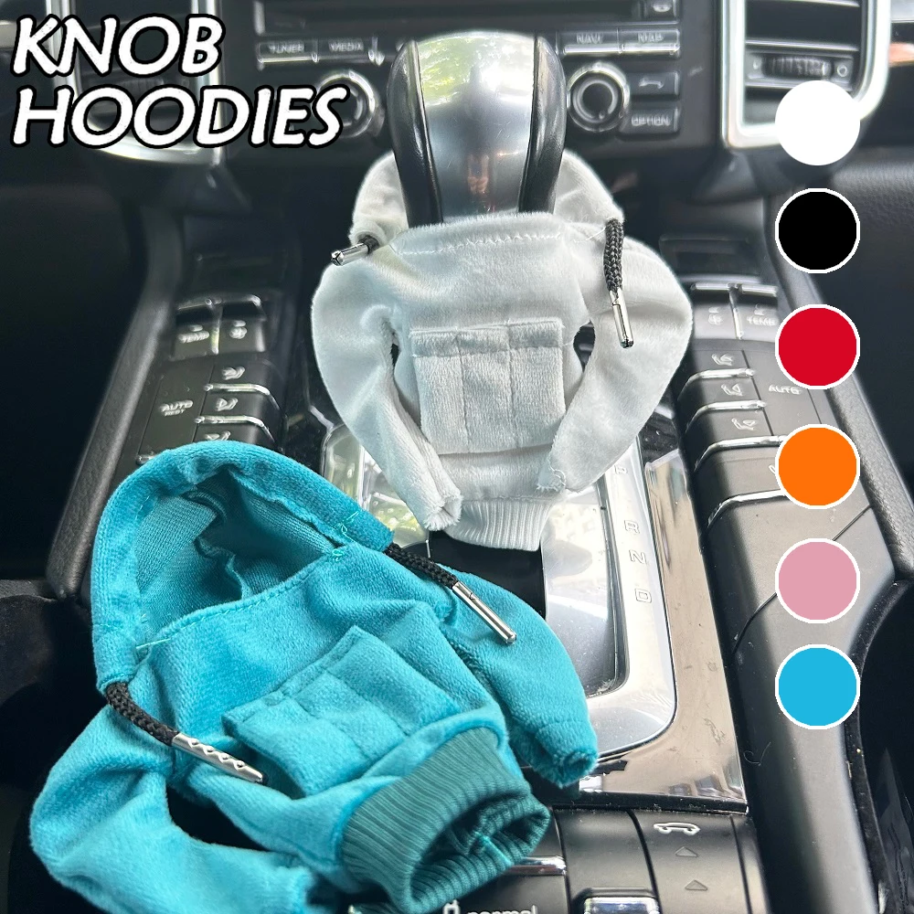 Mini pull à capuche fantastique pour changement de vitesse de voiture,  couvercle de pommeau de levier de vitesse, ajustement universel, forme de  sweat à capuche automatique - AliExpress