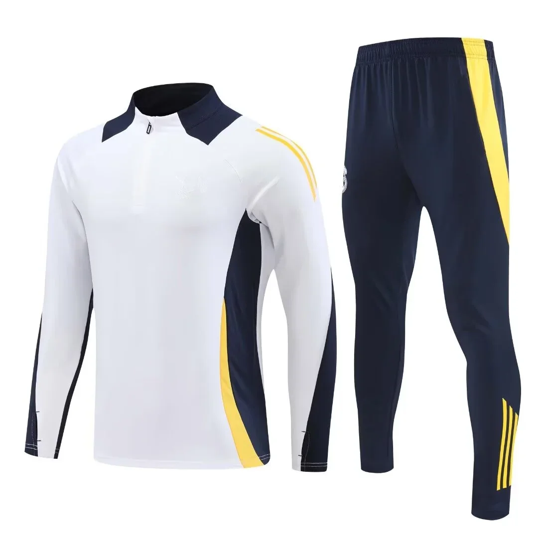 جديد الكبار رياضية بدلة تدريب مدريد المشجعين نصف ج...