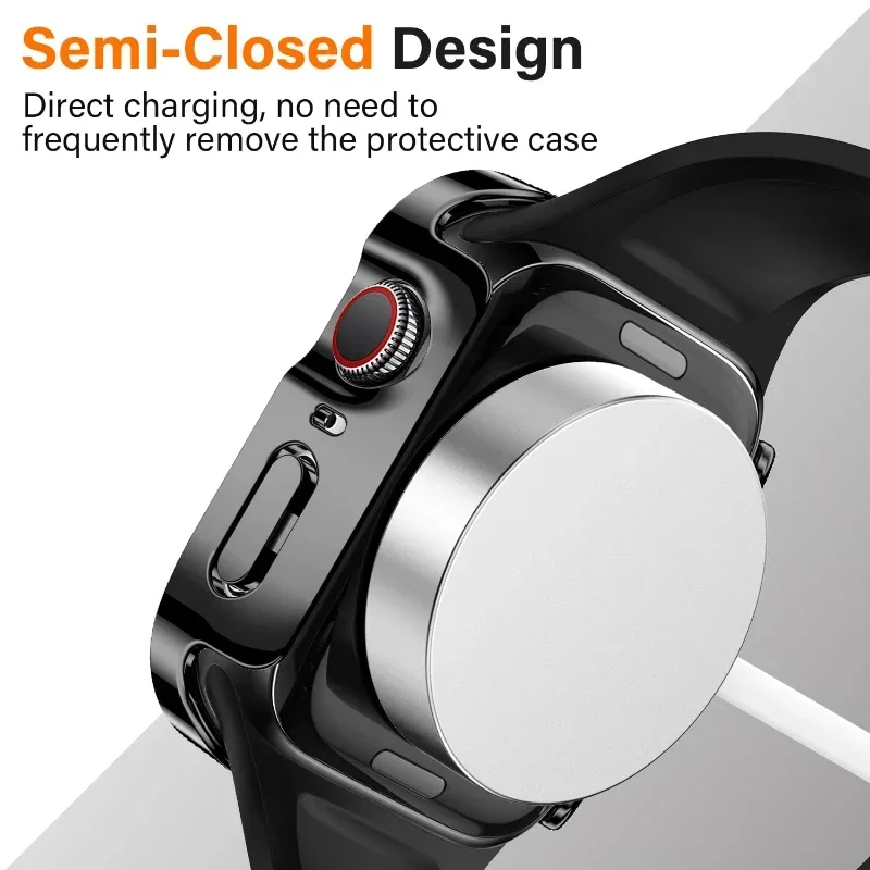 Premium Tempered Glass Screen Protector Cover for Apple Watch - Durable and Stylish Watch Accessory