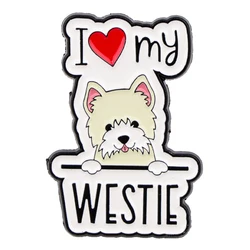 Charming Enamel Dog Pins - Love Animals Quote Brooch Badge for Backpacks and Accessories (4)