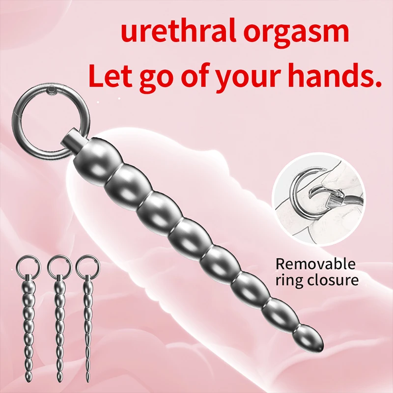 Metal Urethral Catheter Dilator Horse Eye Stimulation Adult Sex Toy for Men Gay Sounding Penis Plug Insert Urethra Catheter Bead