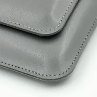 Double Layer High Capacity 13 Inch Laptop Bag Cover PU Leather Sleeve Case For M1 M2 MacBook Pro Air 13.3 13.6 Dell HP - Image 6