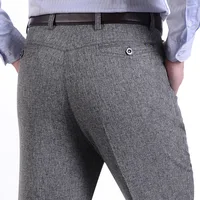 MRMT 2025 Brand Men's Trousers Middle-aged Men Trousers Casual Loose Thin Pants for Male Straight High Waist Man Trouser Pant
