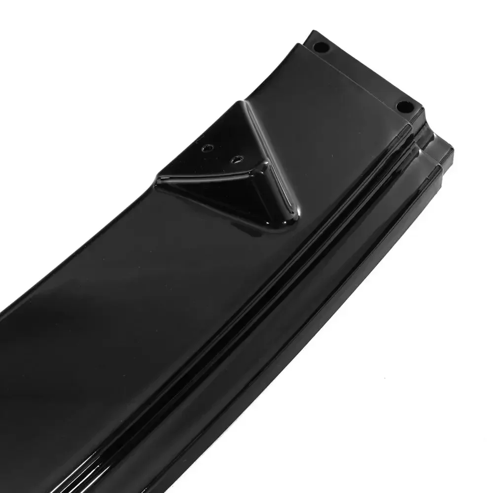 For Tesla Model Y-Carbon Black Front Lower Bumper Lip Spoiler Car Modification Body Kit Bumper Diffuser Protector