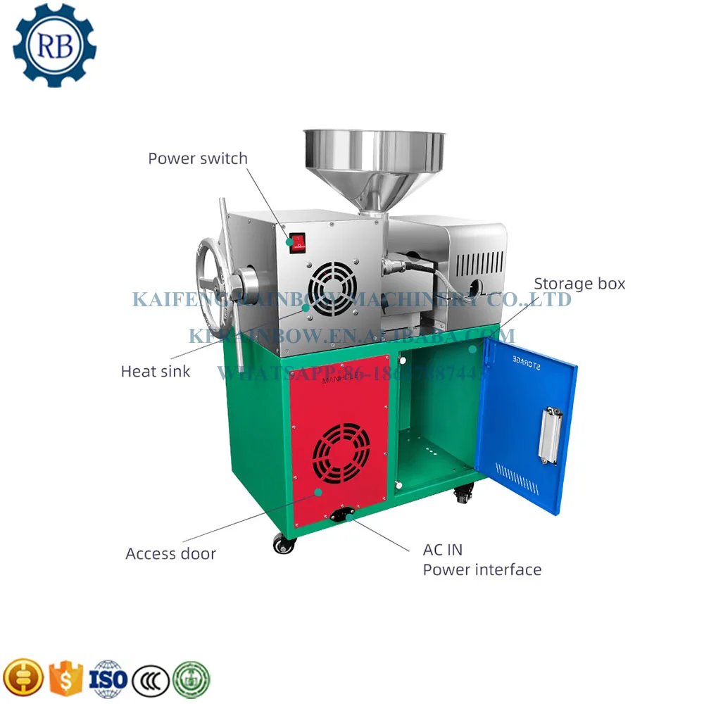 Hot and cold oil processing machine/Commercial soybean coconut oil press machine/groundnut sunflower oil extraction machine 3