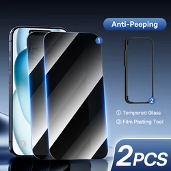 Baseus Anti - Peeping Tempered Glass Screen Protector with Clear Edge - iP 17 Pro Max (2PCS Anti Peeping)