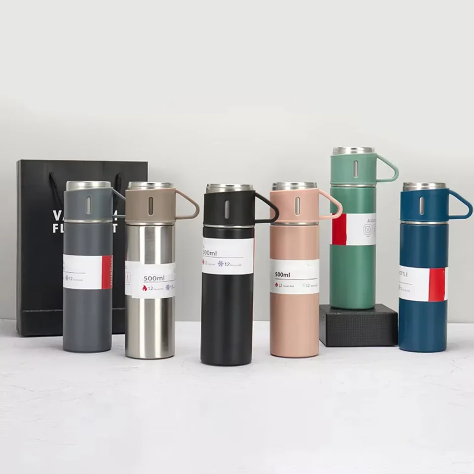Portable Stainless Steel Thermal Thermos Set with Cup
