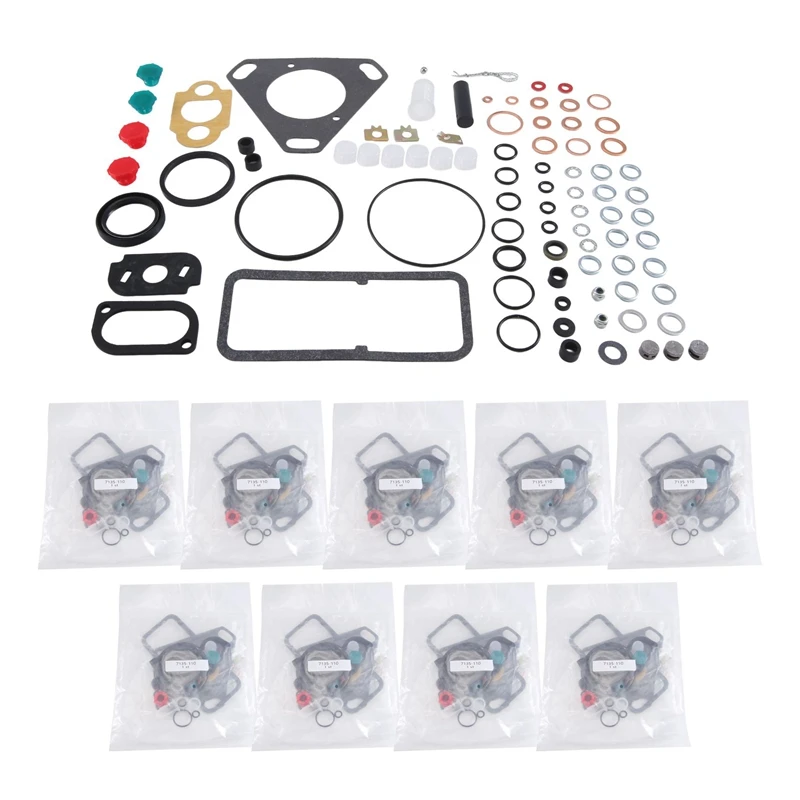 

10 комплектов 7135-110 дюйма детали для ремонта Ford Massey Ferguson CAV DPA ремонт инжекторного насоса Уплотнения