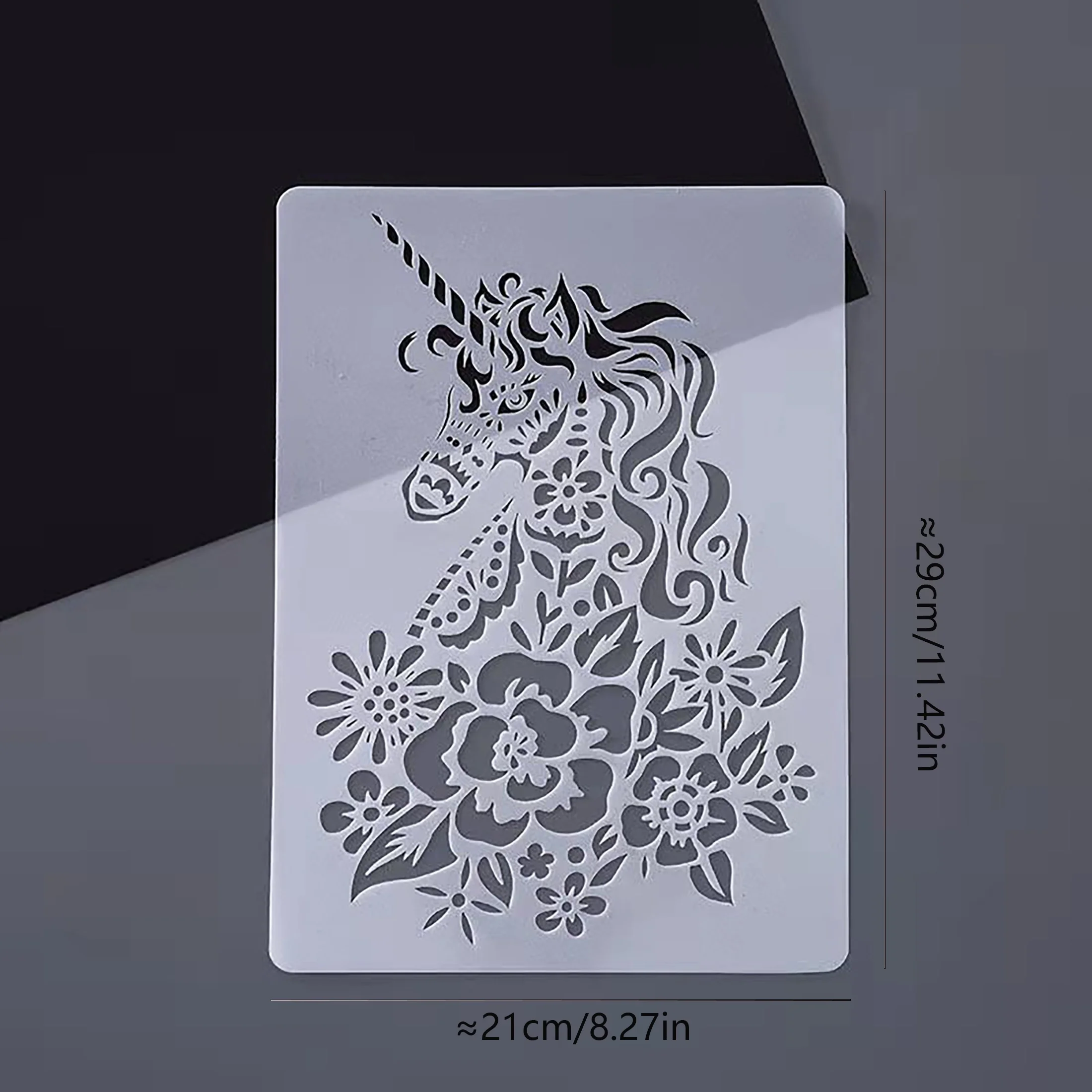 11*8in Hollow Painting Template Creative Animal Airbrush Printing Plate Scratch Painting Template 5pcs painting template