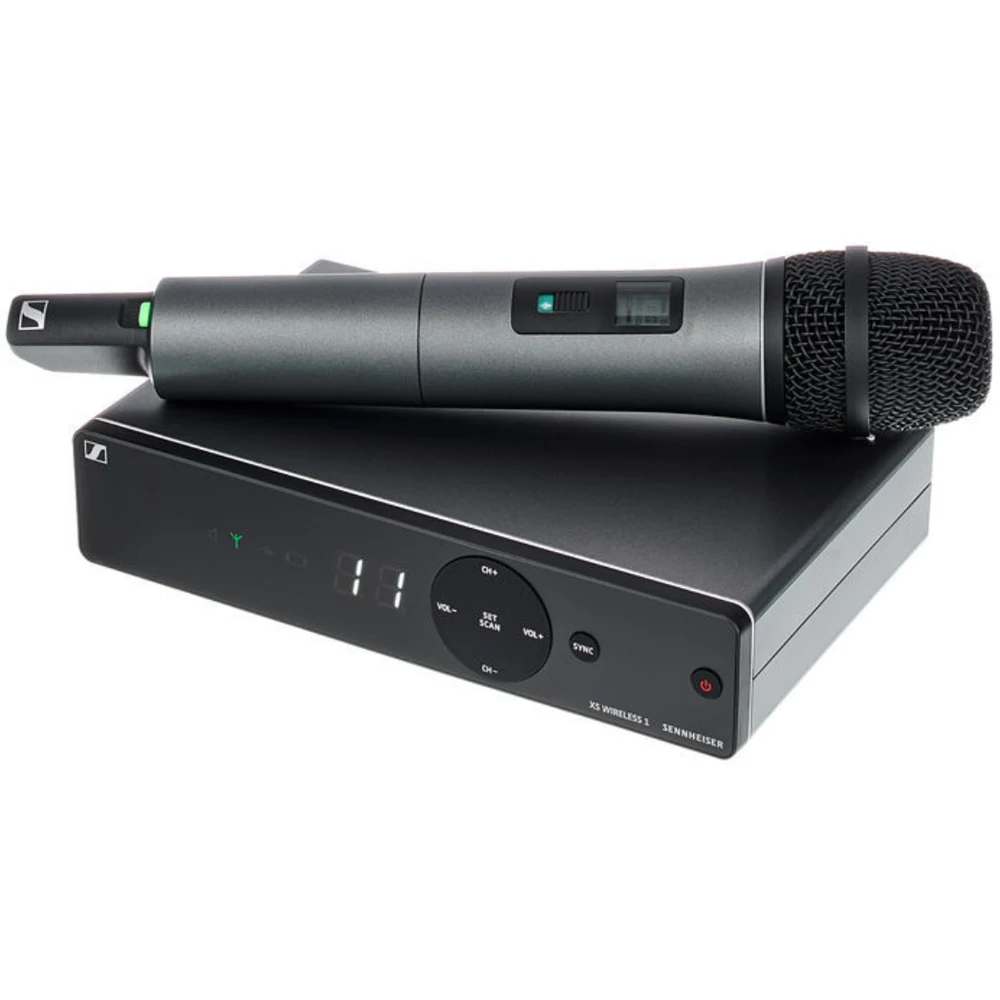 Sennheiser XSW 1-835 무선 핸드 헬드 마이크 시스템 SKM 835-XSW 핸드 헬드 마이크 송신기 및 EM-XSW 1 수신기