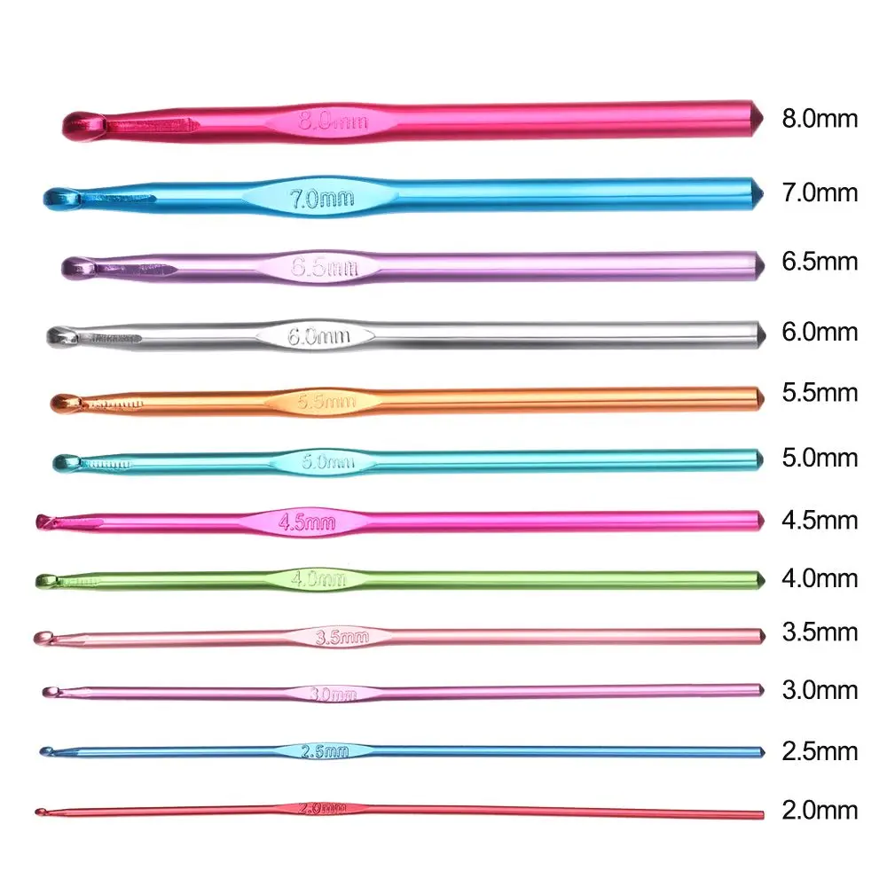 Colorful Aluminum Crochet Hooks 6