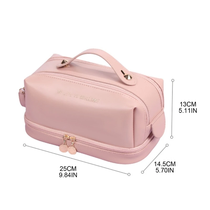Large Capacity Travel Makeup Bag for Women Multifunctional Cosmetic