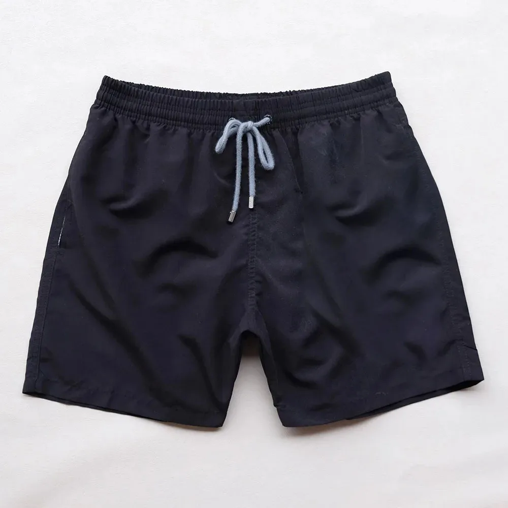 Top Quality Men's Magic Swimwear Color Change Embroidered Turtle Water Reactive Board Shorts Beach Surf Swim Mesh Trunks 2
