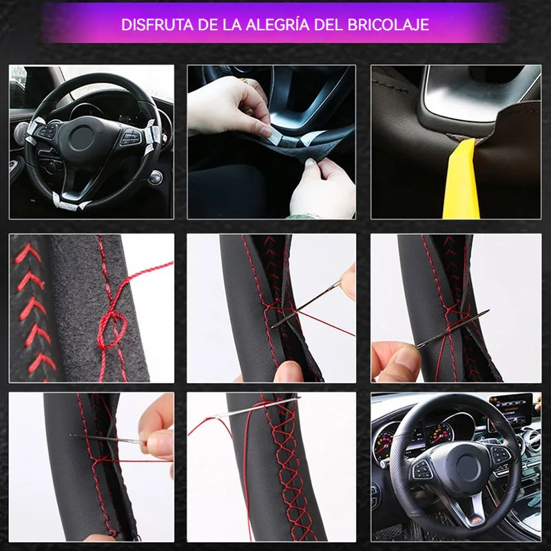 Funda De Volante De Cuero Cosida A Mano Para Opel Vectra C 2002-2005 Y Signum 2003-2005 – Incluye Hilo Y Aguja, Elección De Color
